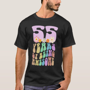 Camiseta 55 AÑOS DE HABER SIDO INCREÍBLES 55 AÑOS VÍbes