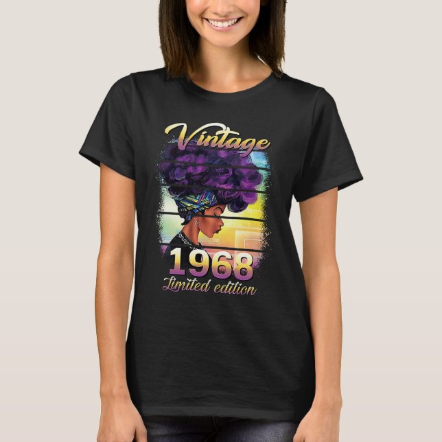 Camiseta 55 años Mujeres negras de 55 años de edad increíbl (Anverso)