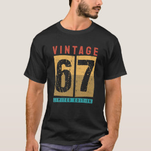 Camiseta 55 Años Vintage 1967 55ª Decoración De Cumpleaños