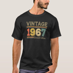 Camiseta 55 años Vintage 1967 55º cumpleaños
