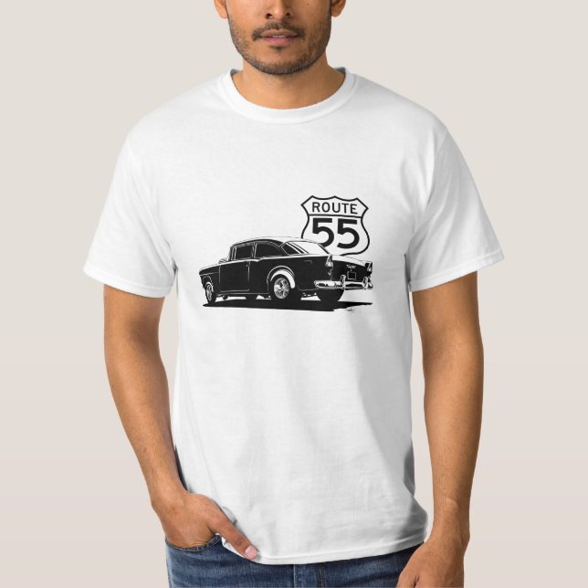 Camiseta 55 en la ruta 55 (Anverso)