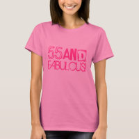 55.o ¡Camisa del cumpleaños para las mujeres el |