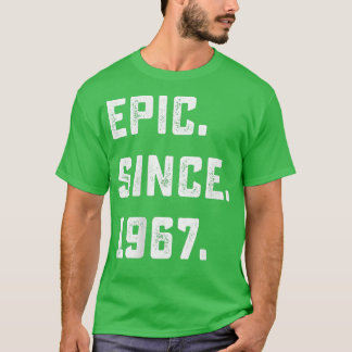 Camiseta 55th Birthday Gift Vintage Epic Since 1967 55 Year