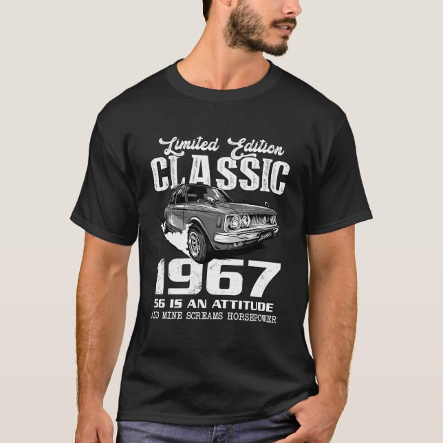 Camiseta 56º coche desde 1967 para 56 (Anverso)