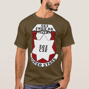 Camiseta 563ᵉʳ ingeniero batallón DUI wo Txt X
