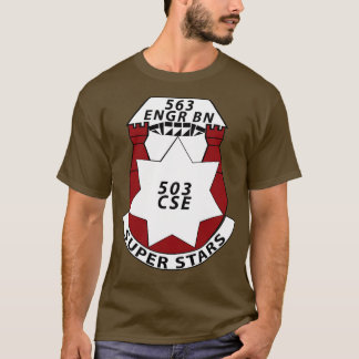 Camiseta 563ᵉʳ ingeniero batallón DUI wo Txt X