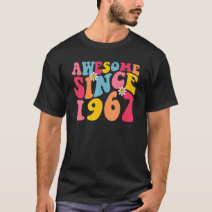 Camiseta 56.º cumpleaños increíble desde 1967 Retro 56 años
