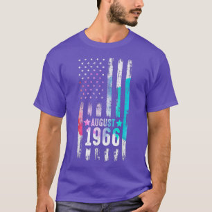 Camiseta 56 años, 1966 Bandera estadounidense 56 cumpleaños