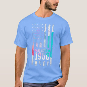 Camiseta 56 años, 1966 Bandera estadounidense 56 cumpleaños