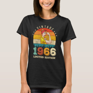Camiseta 56 años de edad 1966 Vintage Women 56th Birthday G