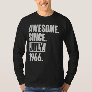 Camiseta 56 años de edad asombroso desde julio de 1996