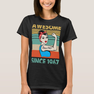 Camiseta 56 años de edad increíble desde 1967 56º cumpleaño