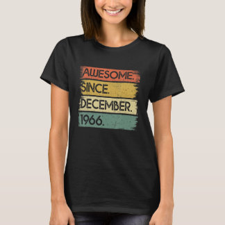 Camiseta 56 años de edad increíble desde diciembre de 1966 
