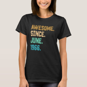 Camiseta 56 años de edad increíble desde junio de 1966 56º