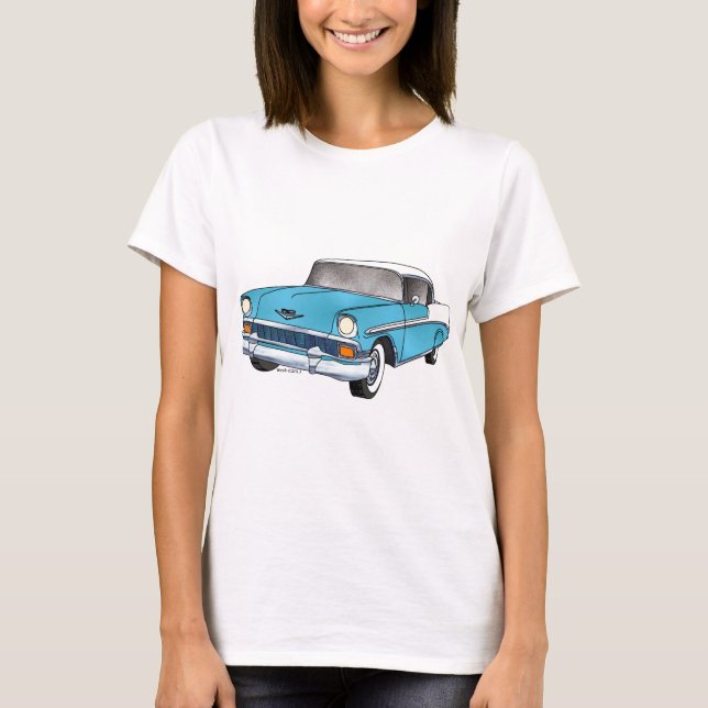 Camiseta 56 Chevrolet Belair (Anverso)