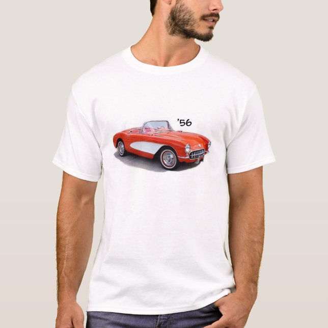 Camiseta 56 de Chevrolet Corvette Vette 1956 ' (Anverso)