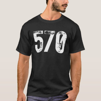 Camiseta 570 Código de área Scranton PA Área de teléfono mó