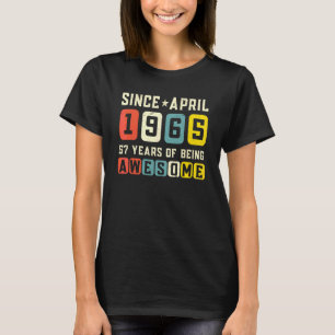 Camiseta 57.ª festividad desde la cosecha de abril de 1965