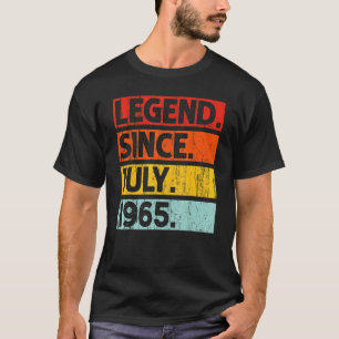 Camiseta 57.ª leyenda de cumpleaños desde julio de 1965 57