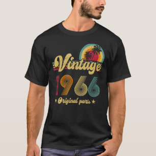 Camiseta 57.ª Vintage De Cumpleaños 1966 Año Original De La