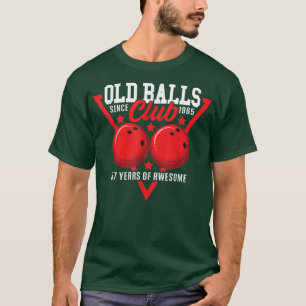 Camiseta 57.º cumpleaños I Old Balls Club I Bowling Ball