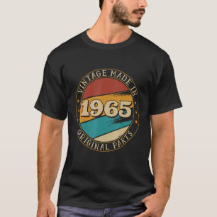 Camiseta 57.º Cumpleaños Vintage 1965 Cumpleaños