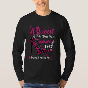 Camiseta 57.º Nacimiento De Una Reina En Septiembre