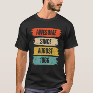 Camiseta 57 años de edad increíble desde agosto de 1966 57º