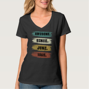 Camiseta 57 años de edad increíble desde junio de 1965 57º