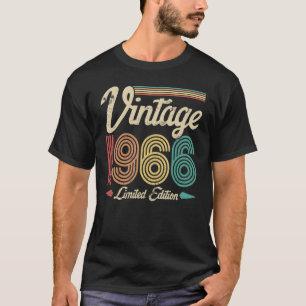 Camiseta 57 Años Nacido En 1966 Vintage 57º Cumpleaños Re