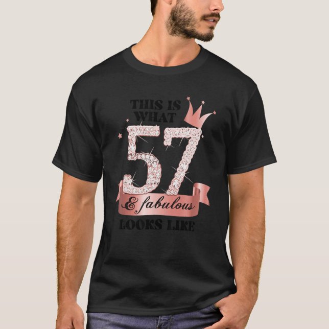 Camiseta 57 & Fabulous I Rose And White Party Group Candid  (Anverso)