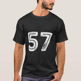 Camiseta 57 Happy B-Day Py Distress Font