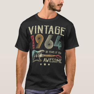 Camiseta 58.ª Nacimiento Mujeres Hombres Vintage Gui 1964