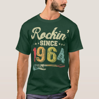 Camiseta 58.º cumpleaños Guitarra Rockin desde 1964 Gui