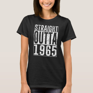 Camiseta 58.º cumpleaños Straight Outta 1965 Vintage 58 año