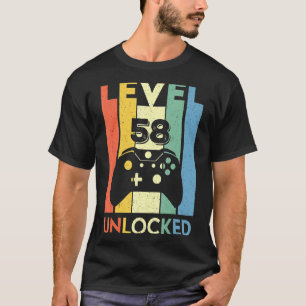 Camiseta 58.º Nacimiento 58 Nacimiento de videojugadores de