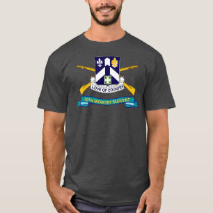 Camiseta 58.º Regimiento de Infantería DUI w Br Ribbon X