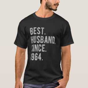 Camiseta 58° Aniversario Boda De Su Mejor Esposo Sinc