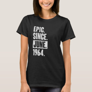 Camiseta 58 años de edad Epic desde junio de 1964    por na