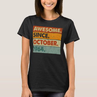 Camiseta 58 años de edad increíble desde octubre