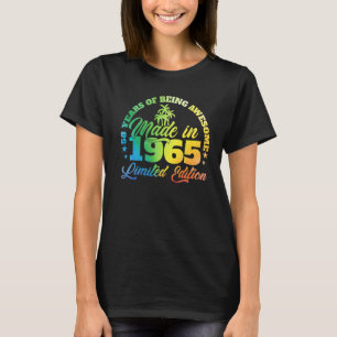 Camiseta 58 años de ser increíble Hecho en 1965 Cumpleaños