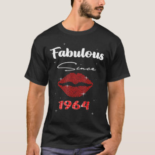 Camiseta 58 Años Fabuloso Desde 1964 58º Cumpleaños