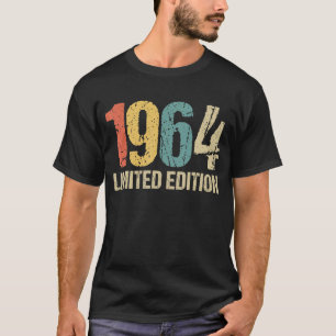 Camiseta 58 Años Hombres Damas de Cumpleaños 58 Años 1964
