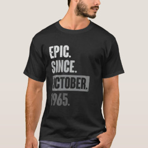 Camiseta 58 años Octubre 1965 58º cumpleaños Funny Vinta