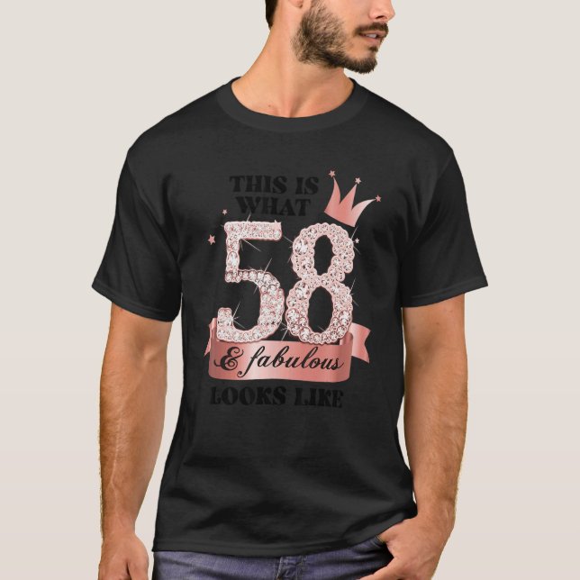 Camiseta 58 & Fabulous I Rose And White Party Group Candid  (Anverso)