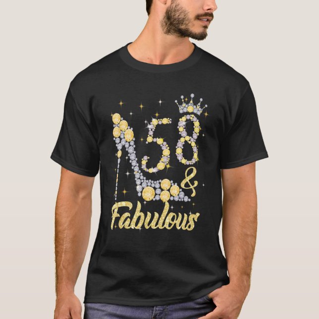 Camiseta 58 y fabuloso Diamante C de 58 años de edad (Anverso)