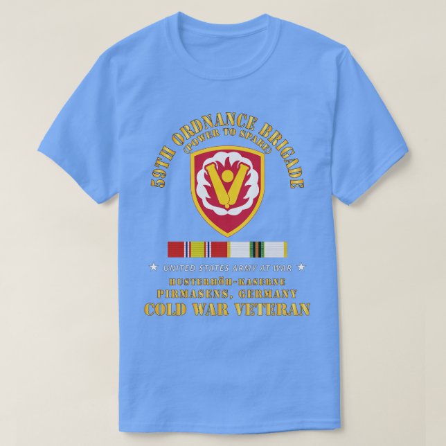 Camiseta 59.ª Brigada Orgánica SSI HusterhhKaserne Pirmasen (Diseño del anverso)