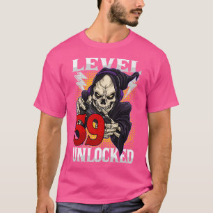 Camiseta 59.º Aniversario del Skeleton Nivel 59 Gama desblo