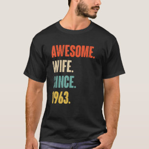 Camiseta 59 Aniversario Boda de su espantosa esposa desde