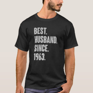 Camiseta 59 Aniversario Boda De Su Mejor Esposo Desde